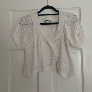 White Women’s Sweater Cardigan